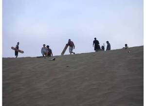 the climb to the top